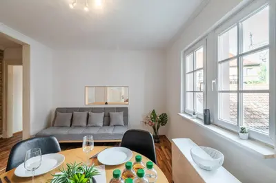 Ein Sitzbereich in der Unterkunft Apt7 - Ferienwohnung Brötzingen