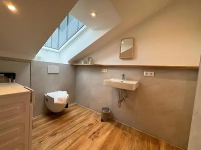 Ein Badezimmer in der Unterkunft Nagoldblick 4 OG