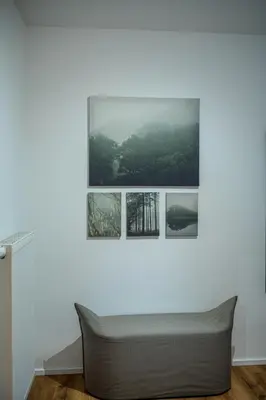 Ein Sitzbereich in der Unterkunft Krebiehls Winkelhof