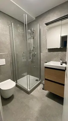 Ein Badezimmer in der Unterkunft Auszeit