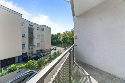 Das Gebäude in dem sich die Ferienwohnung befindet