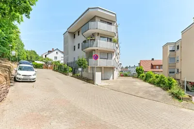 Das Gebäude in dem sich die Ferienwohnung befindet