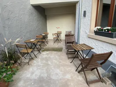 Ein Balkon oder eine Terrasse in der Unterkunft Ferienwohnungen Zum Alten Buchbinder