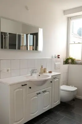 Ein Badezimmer in der Unterkunft Klein, fein und top ausgestattet - charmante FEWO zum besten Preis