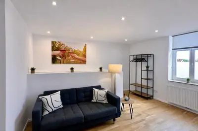 Ein Sitzbereich in der Unterkunft WINETIME - Apartment Sankt Martin für 2 Personen im Zentrum Luftkurort an der südlichen Weinstraße zwischen Neustadt und Landau