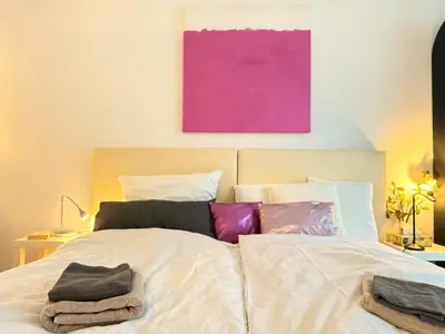 Ein Bett oder Betten in einem Zimmer der Unterkunft tolemoni