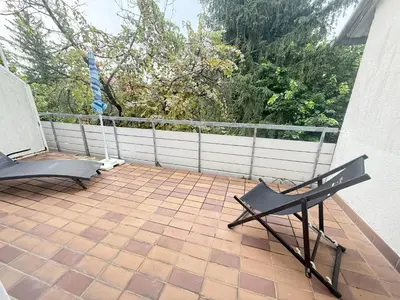 Ein Balkon oder eine Terrasse in der Unterkunft tolemoni