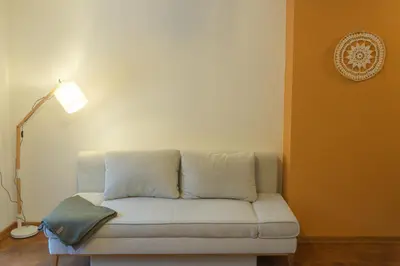 Ein Sitzbereich in der Unterkunft Apartment 