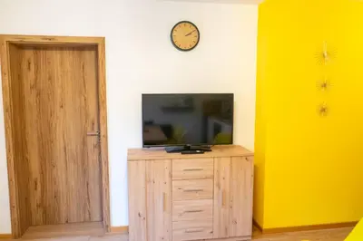 TV/Unterhaltungsangebot in der Unterkunft Familienfreundliche Ferienwohnung 