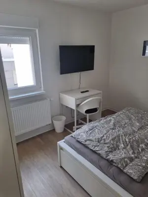 Ein Bett oder Betten in einem Zimmer der Unterkunft L8 Street - Mönsheim