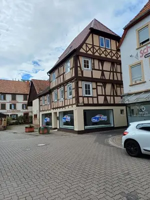 Das Gebäude in dem sich die Ferienwohnung befindet