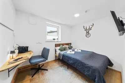 Ein Bett oder Betten in einem Zimmer der Unterkunft Weinkiste - VINoKAT Living