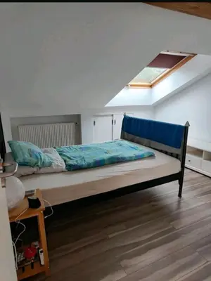 Ein Bett oder Betten in einem Zimmer der Unterkunft Albtalblick