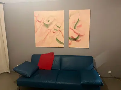 Ein Sitzbereich in der Unterkunft Urban Art Living - Your temporary home