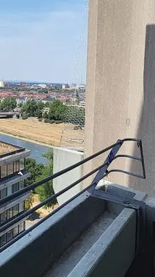 Ein Balkon oder eine Terrasse in der Unterkunft Urban Art Living - Your temporary home