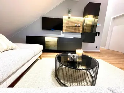 TV/Unterhaltungsangebot in der Unterkunft Smart Living Worms