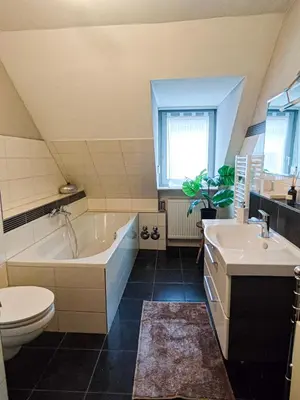 Ein Badezimmer in der Unterkunft ZEN Apartment 2 rooms Maisonette Bright and Spacious