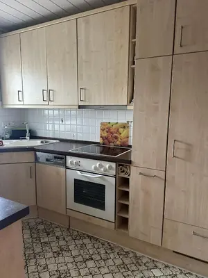 Küche/Küchenzeile in der Unterkunft Ferienwohnung Riva
