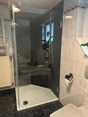 Ein Badezimmer in der Unterkunft Ferienwohnung Riva
