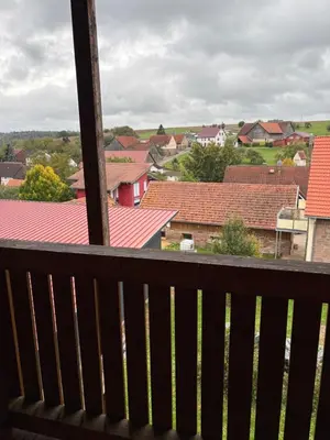 Ein Balkon oder eine Terrasse in der Unterkunft Ferienwohnung Jägerhaus