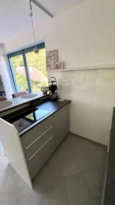 Küche/Küchenzeile in der Unterkunft Ferienapartment Elegance