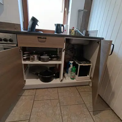 Küche/Küchenzeile in der Unterkunft Haus Neckarblick