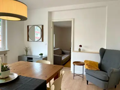 Ein Sitzbereich in der Unterkunft Odw homes - Large apartment with four bedrooms