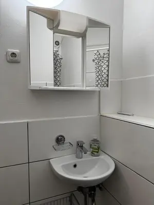 Ein Badezimmer in der Unterkunft Frankenthal