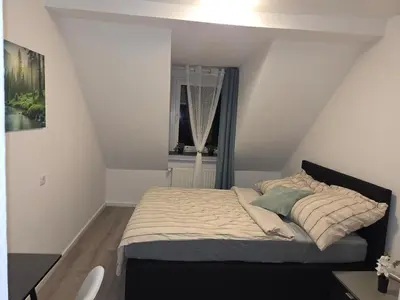 Ein Bett oder Betten in einem Zimmer der Unterkunft Wohlfühl-Insel