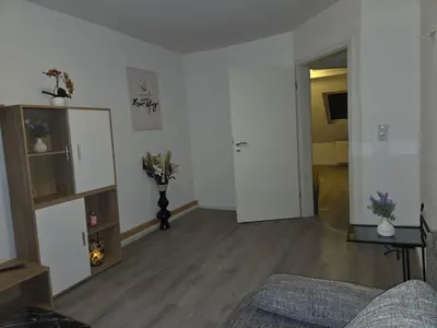 Ein Sitzbereich in der Unterkunft Wohlfühl-Insel