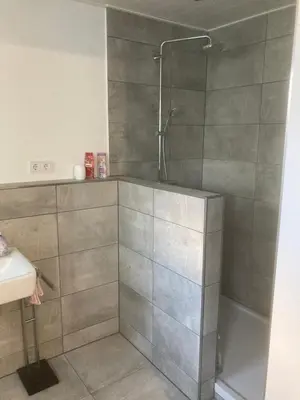 Ein Badezimmer in der Unterkunft Ferienwohnung in Erlenbach