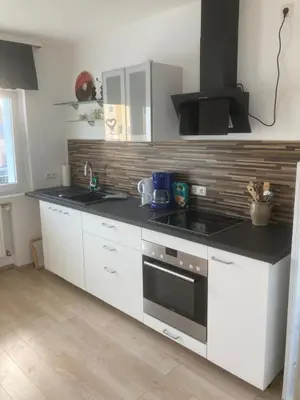 Küche/Küchenzeile in der Unterkunft Ferienwohnung in Erlenbach
