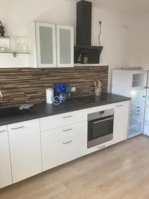 Küche/Küchenzeile in der Unterkunft Ferienwohnung in Erlenbach