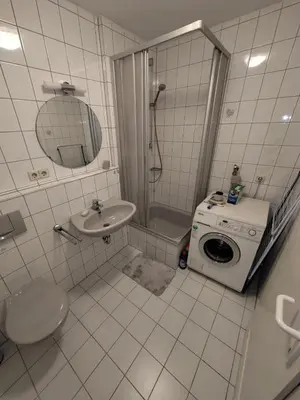 Ein Badezimmer in der Unterkunft Ferienwohnung Karlsruhe