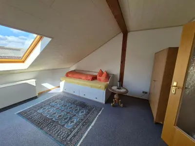 Ein Bett oder Betten in einem Zimmer der Unterkunft Unterkunft Julian