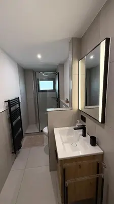 Küche/Küchenzeile in der Unterkunft E&E Appartement