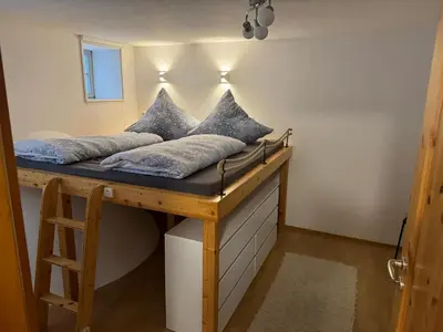 Ein Bett oder Betten in einem Zimmer der Unterkunft Geschichte trifft auf Moderne!