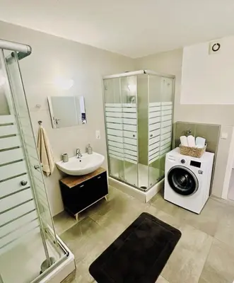 Ein Badezimmer in der Unterkunft Cityresidenz Karlsruhe