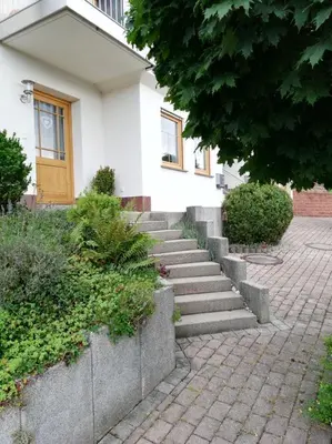 Das Gebäude in dem sich die Ferienwohnung befindet