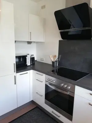 Küche/Küchenzeile in der Unterkunft Himmelthal Apartment