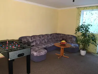 Ein Sitzbereich in der Unterkunft Appartements Funk