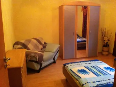 Ein Sitzbereich in der Unterkunft Appartements Funk