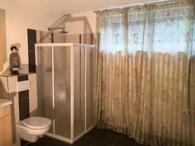 Ein Badezimmer in der Unterkunft Appartements Funk