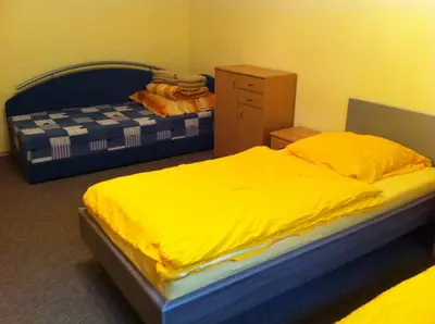 Ein Bett oder Betten in einem Zimmer der Unterkunft Appartements Funk