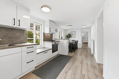 Küche/Küchenzeile in der Unterkunft BackHome - MAISIONETTE - 120qm - Fantastische Schlosslage - SmartTV - Waschmaschine - Netflix - 24h Checkin- Apartment 4