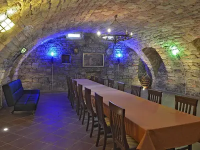 Ein Sitzbereich in der Unterkunft Hotel Restaurant La Corona