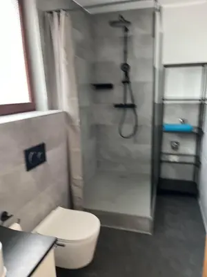 Ein Badezimmer in der Unterkunft Hofschänke