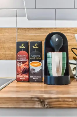 Kaffee-/Teezubehör in der Unterkunft NEW Apartment Tina- 2-Zimmer, 4 Einzelbetten, Parkplatz