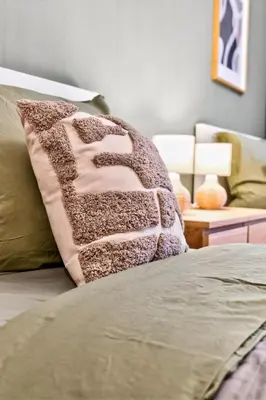 Ein Bett oder Betten in einem Zimmer der Unterkunft NEW Apartment Tina- 2-Zimmer, 4 Einzelbetten, Parkplatz