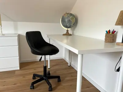 Grundriss der Unterkunft 2 Zimmer Dachwohnung mit Burgblick und Kingsize Bett
